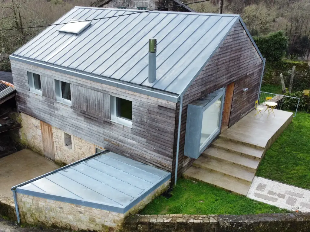 cubierta zinc vivienda xeve7